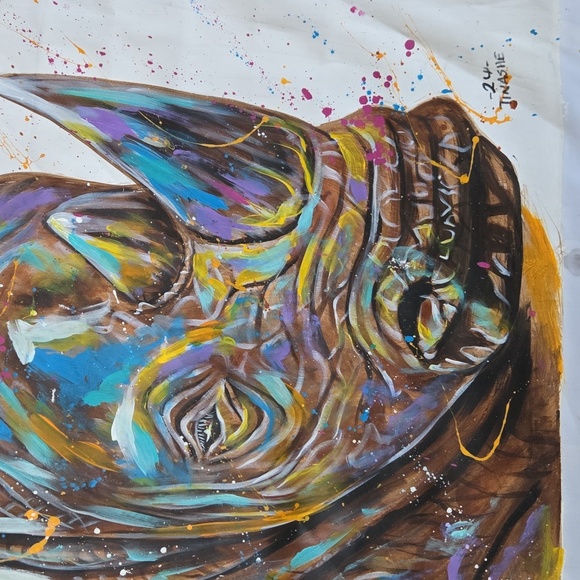 Beautiful S. African Painting - Picture 2 of 3